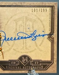 Topps 2017 Museum Collection Archival Autographs Rollie Fingers AA-RF /199