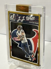 JJ Watt Custom novelty art Handmade Houston Texans Patch CARD