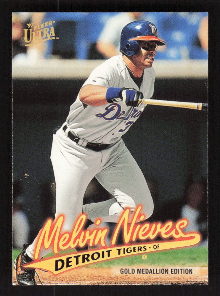 1997 Ultra Gold Medallion #G61 Melvin Nieves Detroit Tigers