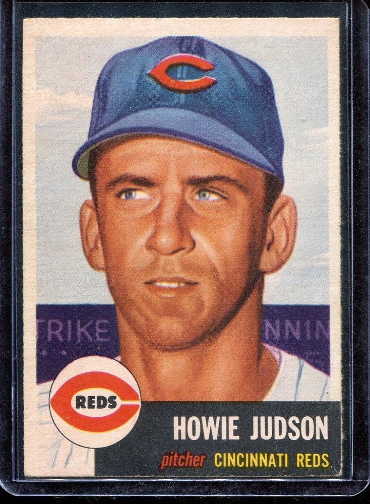 1953 Topps Baseball # 12 Howie Judson (EX+) Excellent Plus