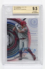 2017 Bowman High Tek Auto Rhys Hoskins #BHT-RH Auto 0cx5
