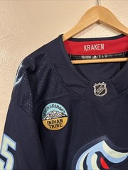 Seattle Kraken Andre Burakovsky Adidas Primegreen NHL Jersey Size 50 Game Strap