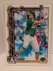 2025 Topps Holiday #H40 Nick Kurtz Gold Holiday Lights