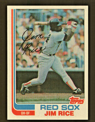 1982 Topps #750 Jim Rice – HOF – Red Sox