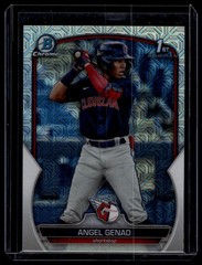 2023 Bowman #BCP-140 Angel Genao Chrome Prospects Mojo Refractors
