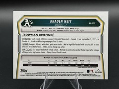 2026 Bowman Braden Nett 1st #BP-137 Fuschia /299 paper Athletics