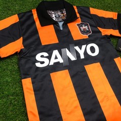 CD Aguila, Men&rsquo;s Retro Soccer Jersey, 1986-87 Sanyo, Zapata (Tallaje Americano)