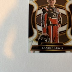 2026 Panini Select – Grandstand Landen Lewis #1 White Prizm /99
