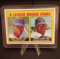1967 Topps #569 A. League Rookie Stars Rookie Rod Carew Hank Allen Reprint