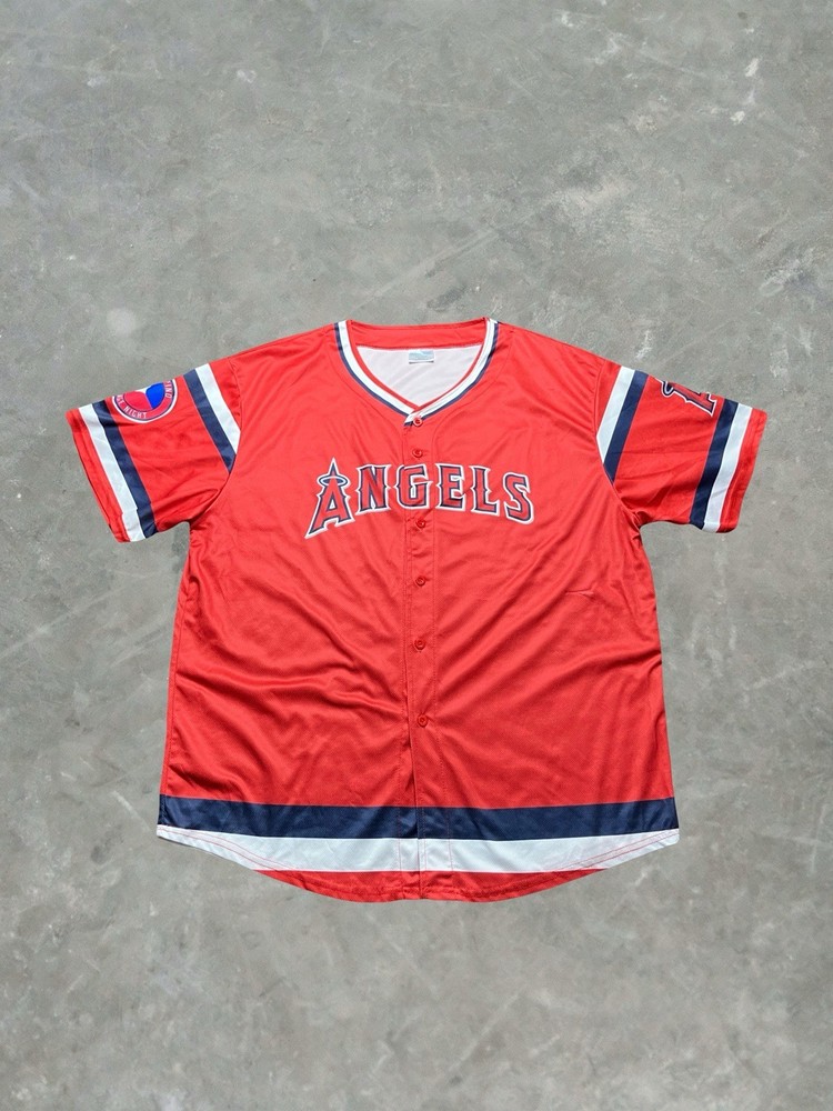 Los Angeles Angels Filipino Heritage Night SGA MLB Baseball Jersey Mens Size XL
