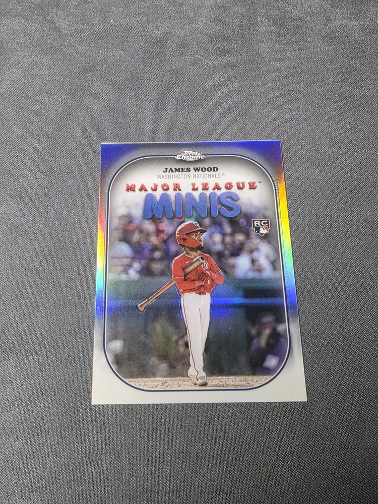 2025 Topps Chrome Update Series – Major League Minis James Wood #MM-9 (RC)