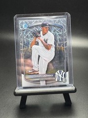 2025 Bowman Chrome Carlos Lagrange Laser Refractor 1st #BCP-202 – Yankees