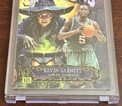 Wild Card Wicked Hits Kevin Garnett 1/1 Power Forward One of One Basketball