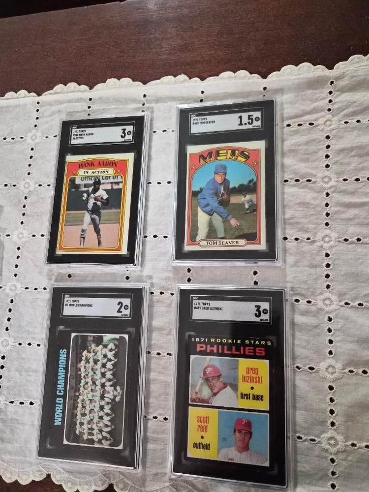 topps baseball cards 1971 & 1972