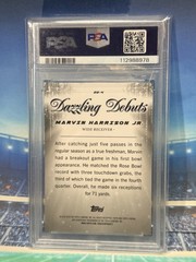 2024 Topps Chrome Marvin Harrison Jr. Dazzling Debuts Rookie RC Case Hit PSA 10