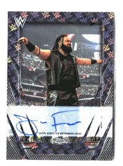 2026 Topps Chrome LogoFractor WWE #LFA-JAF Jacob Fatu Autographs