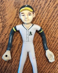 1981 MLB Amscan Inc. Oakland A’s Athletics Flexible Bendable Figurine Toy