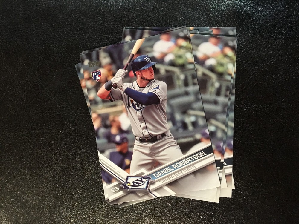 2017 Topps Update US250 Daniel Robertson 10 count Rookie Card lot Tampa Bay Rays
