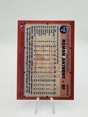 Roman Anthony 2026 Topps Chrome Rookie 1991 75th Anniversary Refractor Red Sox
