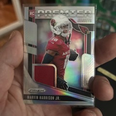 Marvin Harrison Premier Jerseys 2023-24 Premier Jerseys Patch Card