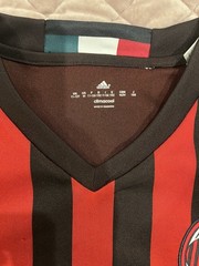 AC Milan 2016-17 Home Kit Size Youth Medium 11-12 Years