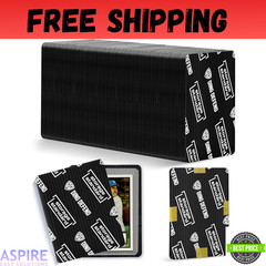 Ding Defend 110-Pack Trading Card Protector Shipping – 3.5 X 4.5 Inch Black