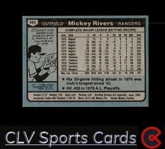 1980 Topps #485 Mickey Rivers