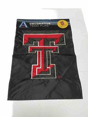 Texas Tech (TT Logo) Red Raiders 13 X 18 Appliqué Garden Flag