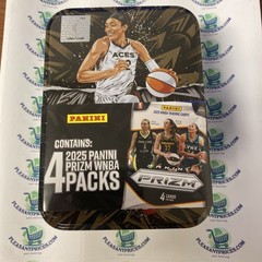 Panini 2025 Prizm WNBA 4-Pack Prizm Tin Featuring A&rsquo;ja Wilson