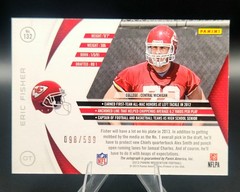 2013 Panini Momentum Eric Fisher Rookie Auto /599 KC CHIEFS RC AUTO