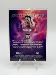 2025 Topps Universe WWE The Rock Dazzling Debuts Galaxy #DDE-9