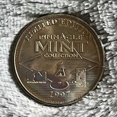 1997 Pinnacle Mint Silver Nickel Coin Alex Rodriguez Baseball #03 Mariners
