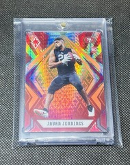 2020 Panini Phoenix Jauan Jennings Rookie Fire Burst Prizm #196 • 49ers
