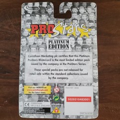 Corinthian Prostar Platinum Edition 1999. Dennis Bergkamp. Holland