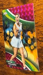 Martina Trevisan – 2025 Topps Chrome – Pink Geometric Refractor /65