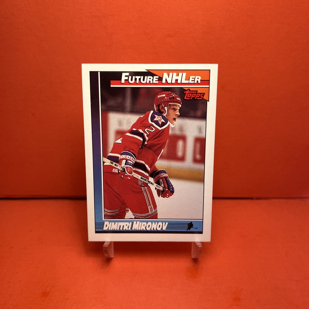 1991-92 Topps Dmitri Mironov Dimitri Mironov #515 NM🦄