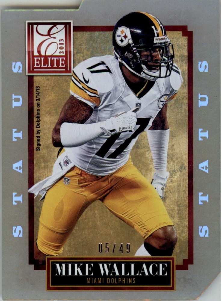 2013 Elite Status Gold #54 Mike Wallace/49 – FB