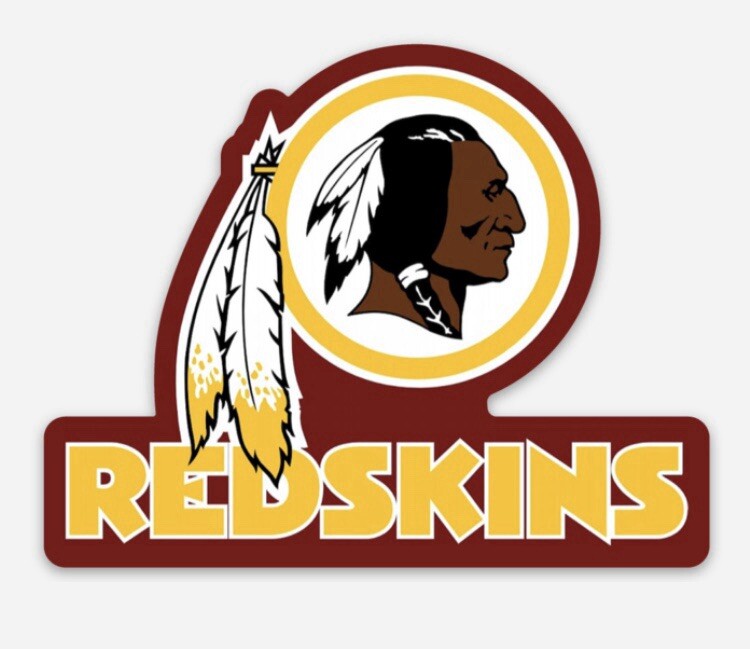 Washington Redskins Chief custom die cut MAGNET NFL Football Commanders