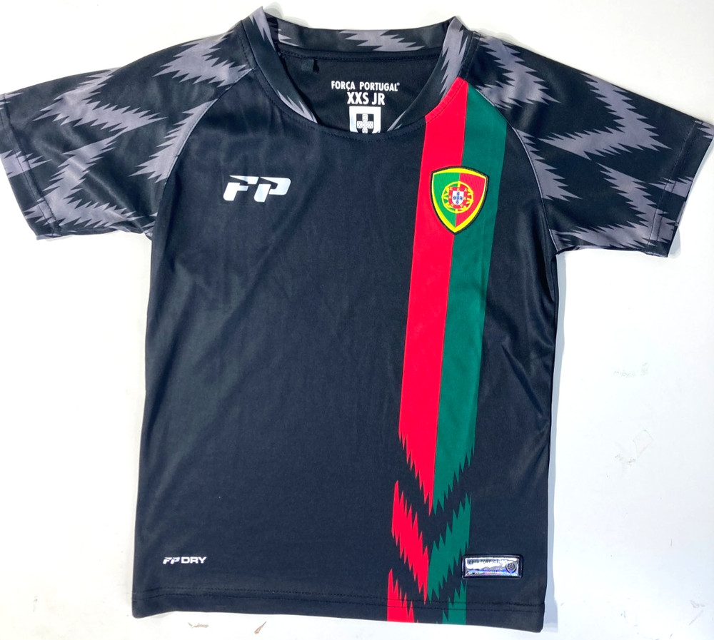 Forca Portugal FP Black Jersey Size XXS JR