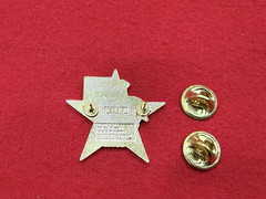 *VINTAGE* 1984 LOS ANGELES OLYMPICS PIN Sam the Eagle DIVING PLATFORM White Star