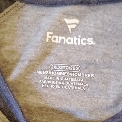 Fanatics Dallas Cowboys Men&rsquo;s Long Sleeve Raglan Shirt Gray/Blue 2XL