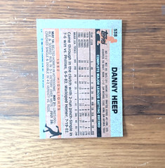 Topps Baseball Cards Errors Miscuts 1981,83,84,86 lot of 7
