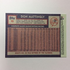 2004 Topps All-Time Fan Favorites – Don Mattingly #10