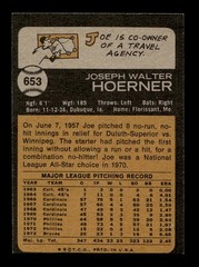 1973 Topps #653 Joe Hoerner Braves EX-MT *r6