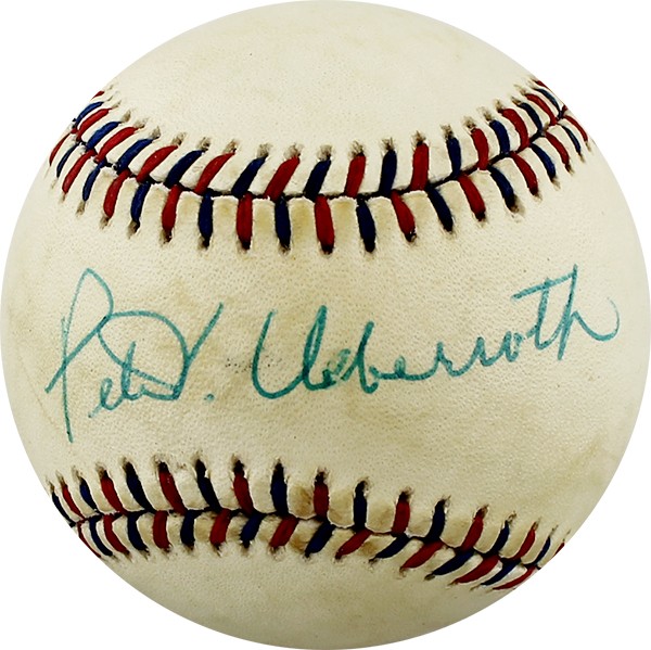 Peter Ueberroth Signed Autographed 1984 Olympic Games Baseball PSA