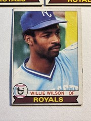 (3x) 1979 Topps – Willie Wilson #409 Rookie Card RC Lot Royals
