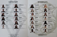 Chennedy Carter June 13, 2026 Program From Las Vegas Aces VS. Minnesota Lynx