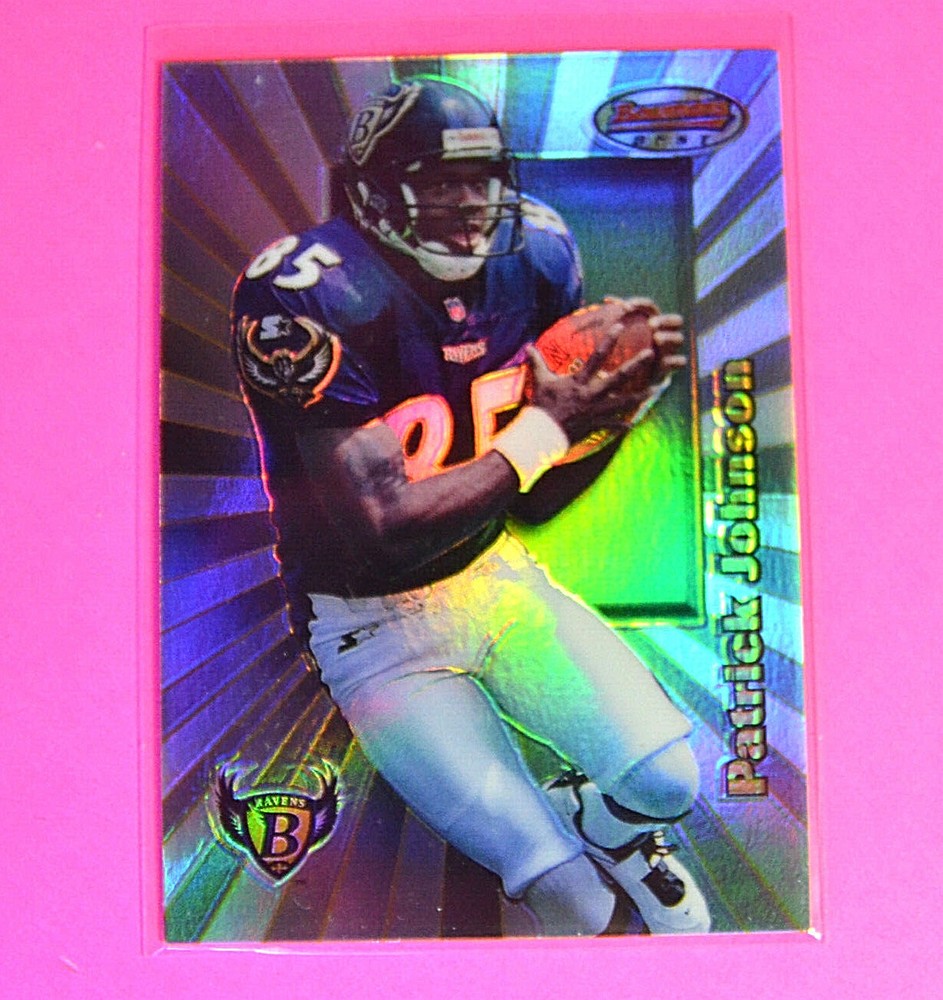 1998 Bowman&rsquo;s Best #111 Patrick Johnson, REFRACTOR #d/400 Rookie RC Ravens