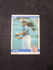 ⚾1984 Fleer #408 Jim Rice⚾Near Mint⚾