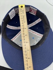 Atlanta Braves 74 Baby Blue Navy Hat Cap Fitted Mitchell Ness Cooperstown 6 1/2
